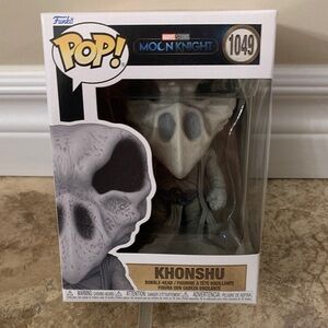 Funko Pop! Khonshu Vinyl Figure in Grey White Moon Knight 1049 Marvel Disney NEW